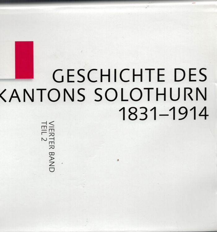 <p>Geschichte des Kantons Solothurn 1831-1914 , 4. Band der Solothurnischen Geschichte , Teil 2 , ,Buch Top Zustand</p>